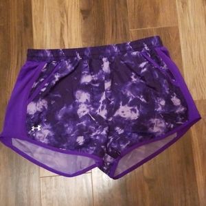 Women's Under Armour Fly By Shorts, Size Medium